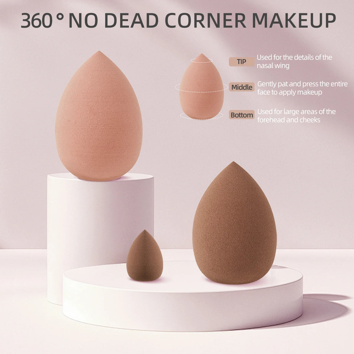 13-40pcs Makeup Brushes Set Eye Shadow Foundation Blush Concealer Brush Beauty Tool Beauty Sponges Thumb Puffs Beauty Tool