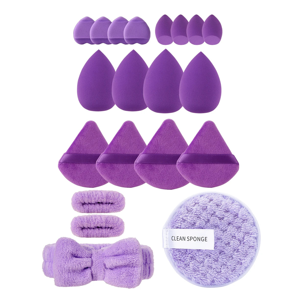 13-40pcs Makeup Brushes Set Eye Shadow Foundation Blush Concealer Brush Beauty Tool Beauty Sponges Thumb Puffs Beauty Tool