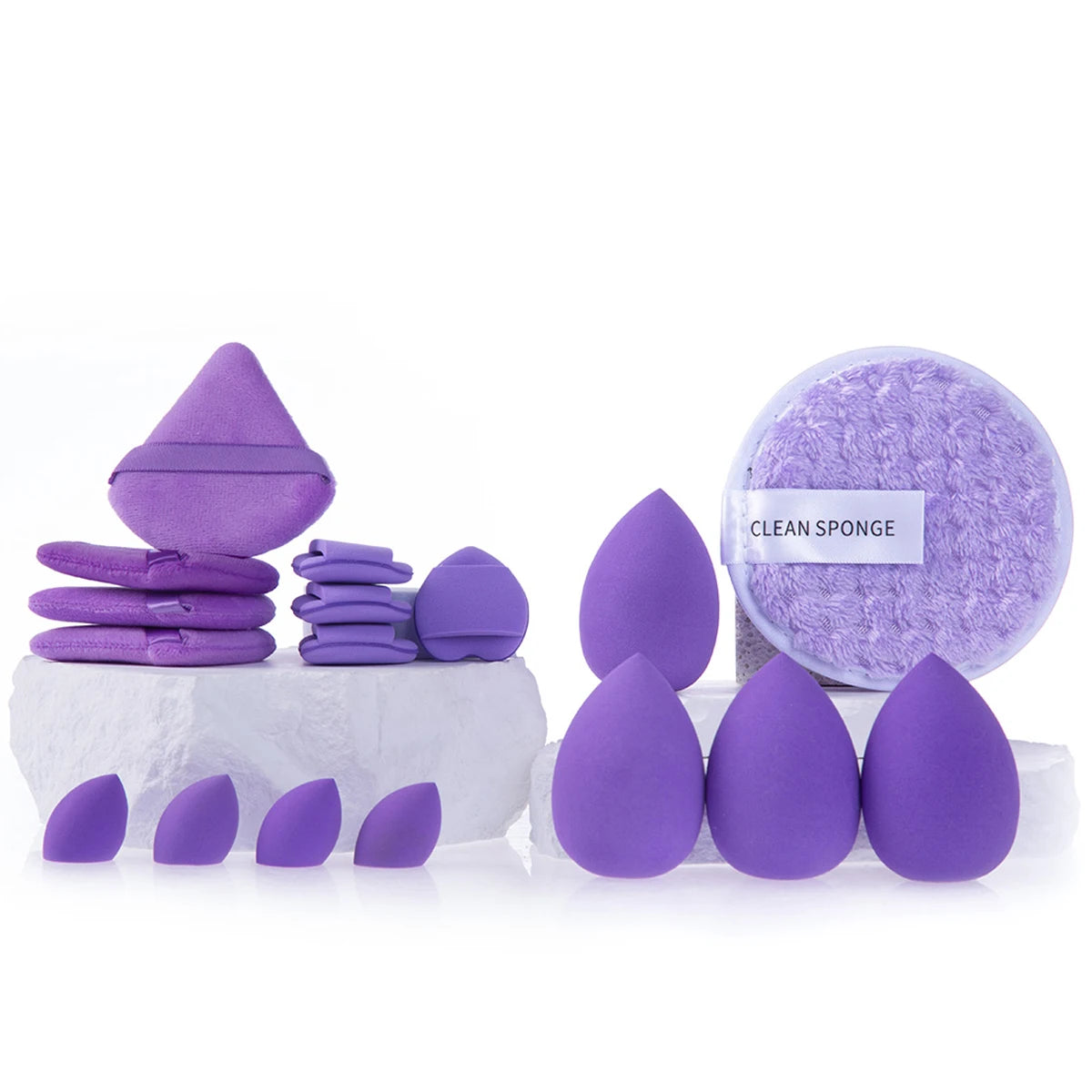 13-40pcs Makeup Brushes Set Eye Shadow Foundation Blush Concealer Brush Beauty Tool Beauty Sponges Thumb Puffs Beauty Tool