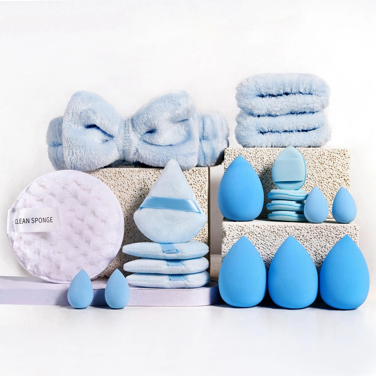 13-40pcs Makeup Brushes Set Eye Shadow Foundation Blush Concealer Brush Beauty Tool Beauty Sponges Thumb Puffs Beauty Tool
