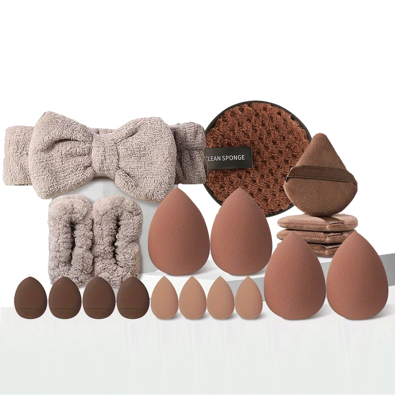 13-40pcs Makeup Brushes Set Eye Shadow Foundation Blush Concealer Brush Beauty Tool Beauty Sponges Thumb Puffs Beauty Tool